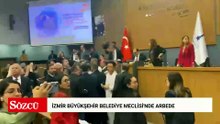 İzmir Büyükşehir Belediye Meclisi'nde arbede