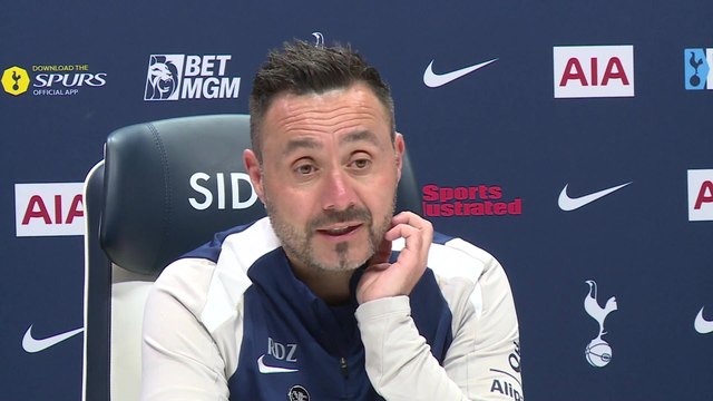 Spurs manager Roberto De Zerbi previews their Premier League match at home to Tottenham
