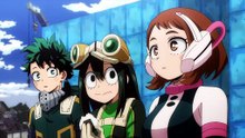 Deku consuela a uraraka parte 1