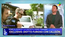 Ricky Diotto volvió a negar las acusaciones de María Fernanda Callejón