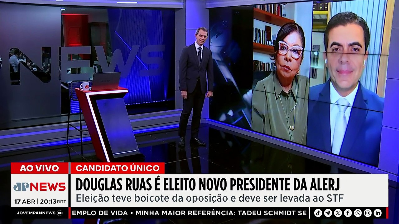 Douglas Ruas é eleito presidente da Alerj após impasse