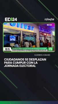 En la Terminal Bimodal se registra movimiento de ciudadanos que retornan a sus regiones para emitir su voto en la segunda vuelta para la Gobernación, que se realizará este domingo 19 de abril.