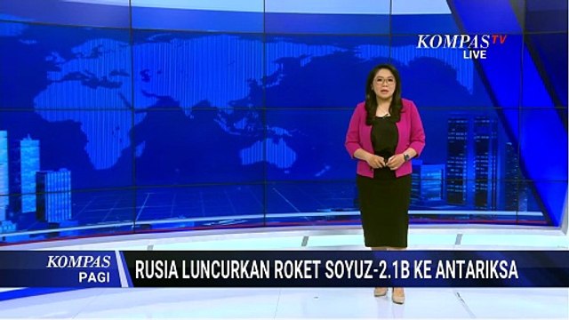 Melesat! Detik-Detik Rusia Luncurkan Roket Soyuz-2.1B ke Antariksa