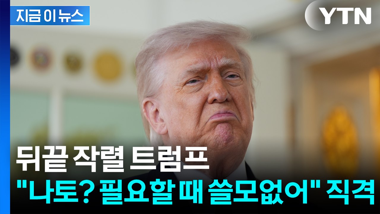 트럼프 "나토? 종이호랑이" 직격...동맹 균열 현실화? [지금이뉴스] / YTN