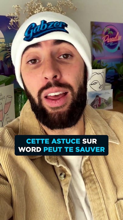 Astuce Word qui te sauve la vie