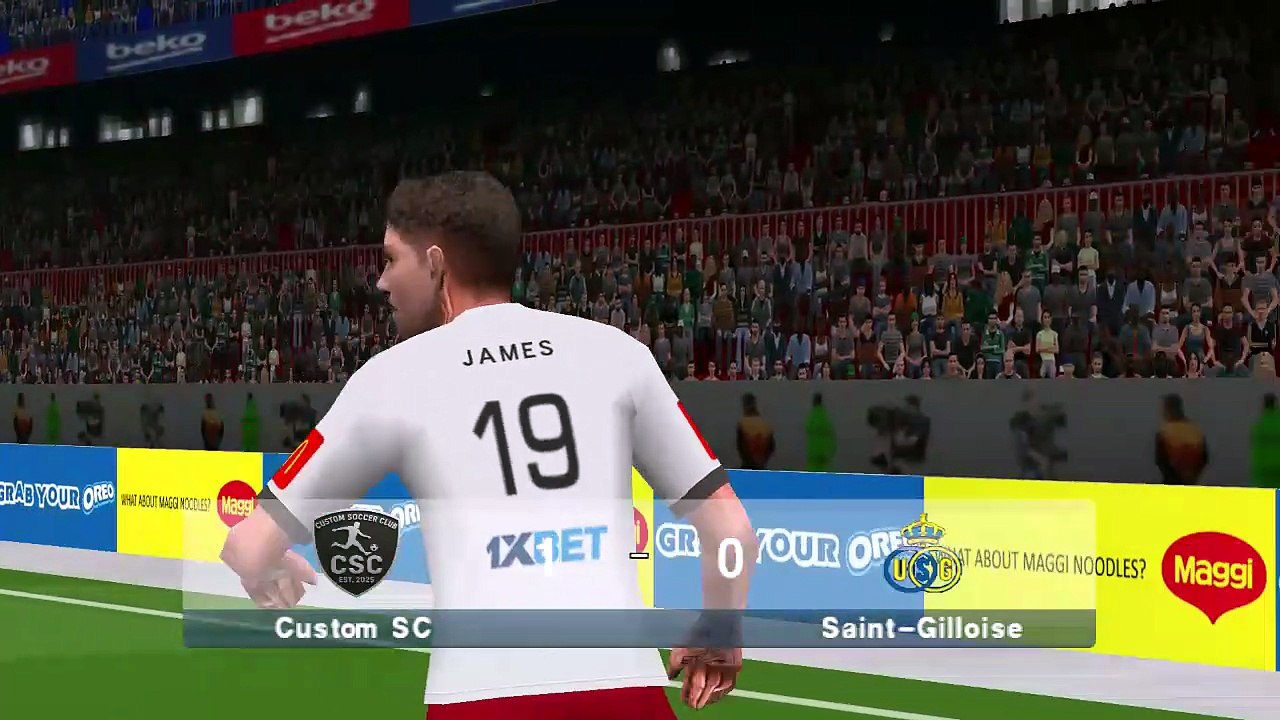 Instant Stream - PES 2026 (PPSSPP), master league simulation - CSC vs. Saint-Gilloise - 2026-04-17