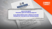 Elak jadikan media sosial platform perdebatan menyalahi undang-undang - Pengarah JSJ