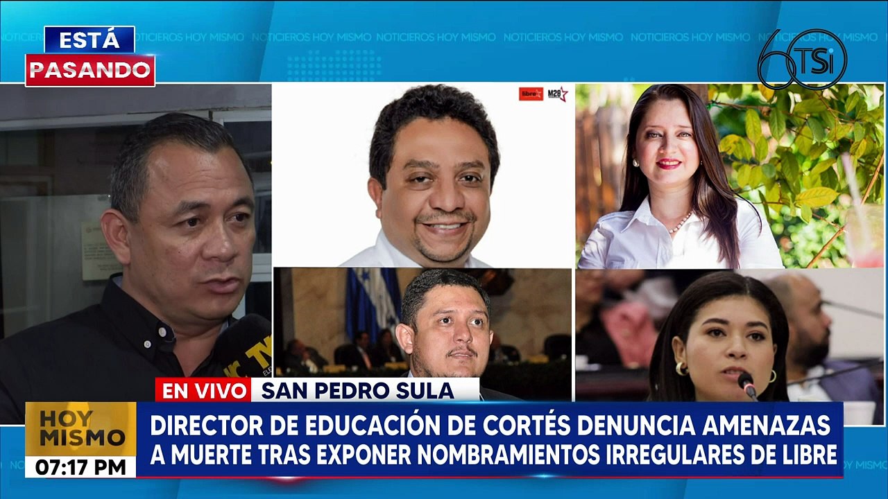Director de educación de Cortés denuncia amenazas a muerte tras exponer nombramientos irregulares de Libre