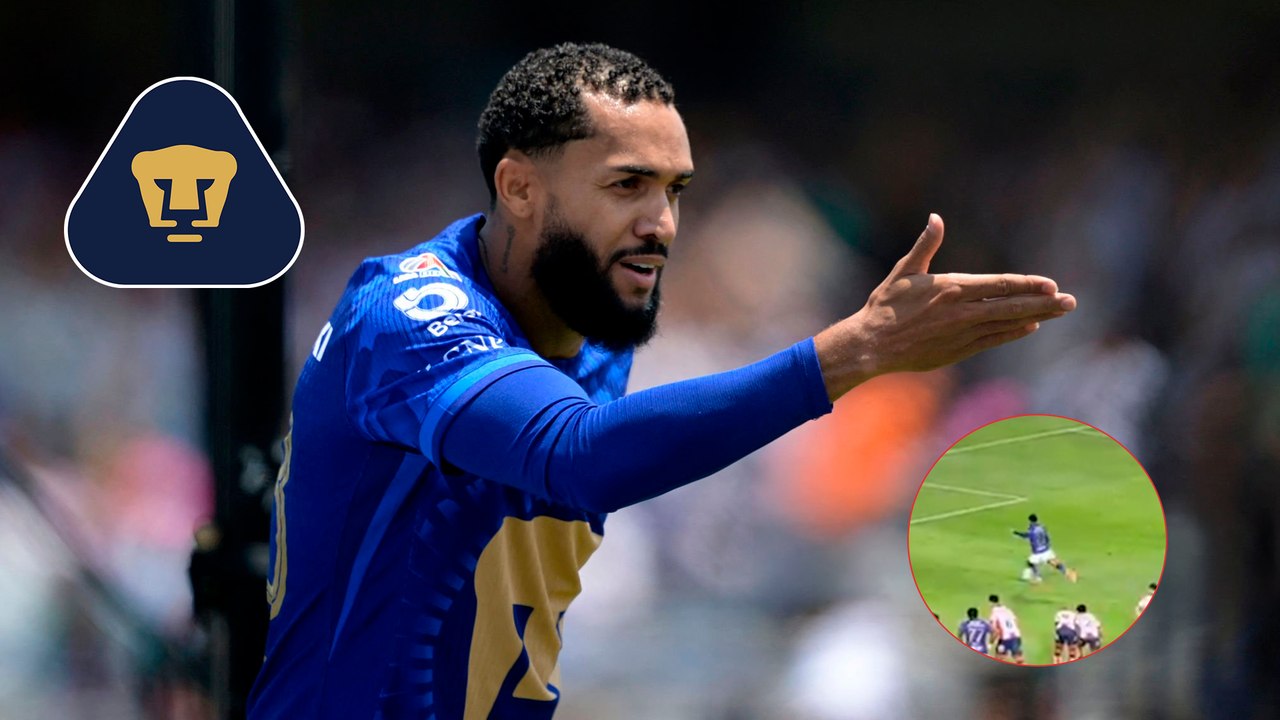 Juninho Vieira adelanta a Pumas desde los 11 pasos ante San Luis y desata el festejo universitario