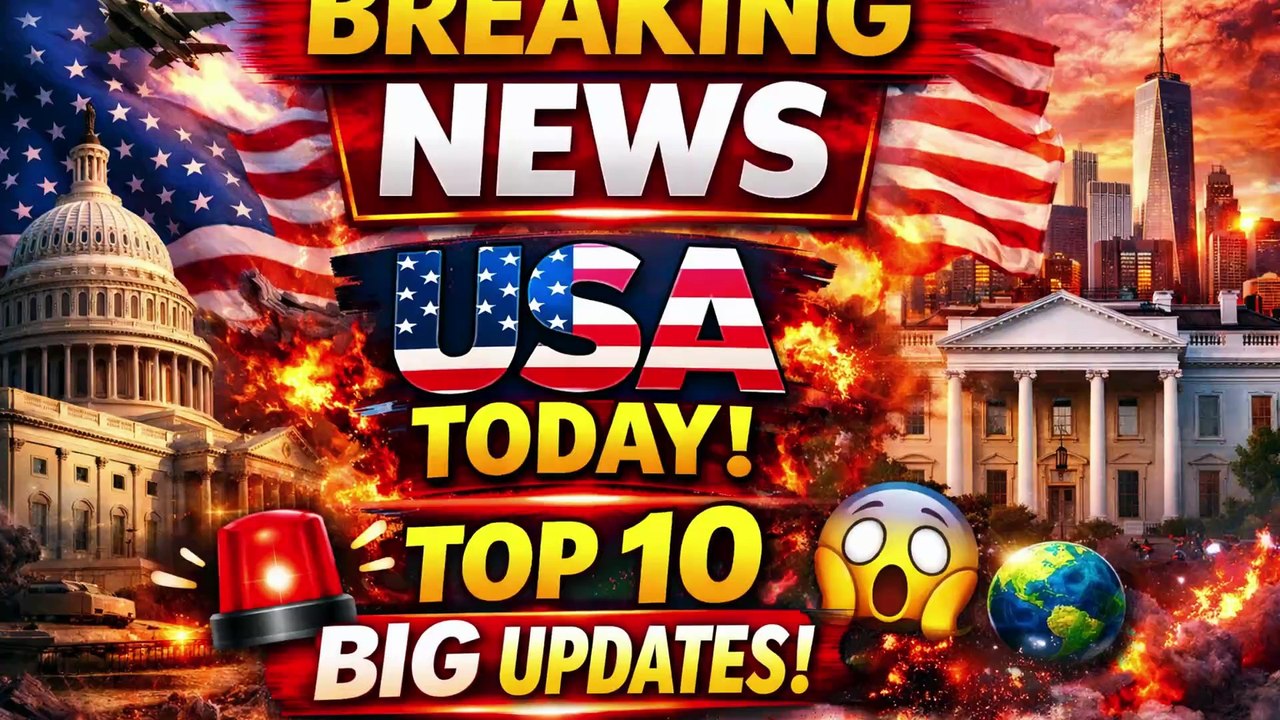 🇺🇸 Breaking News USA Today 🚨 Top 10 Massive Updates Shaking America Right Now! 😱🔥