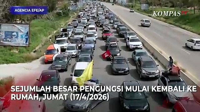 Gencatan Senjata Israel-Lebanon, Warga di Tenda Darurat Mulai Kembali ke Rumah