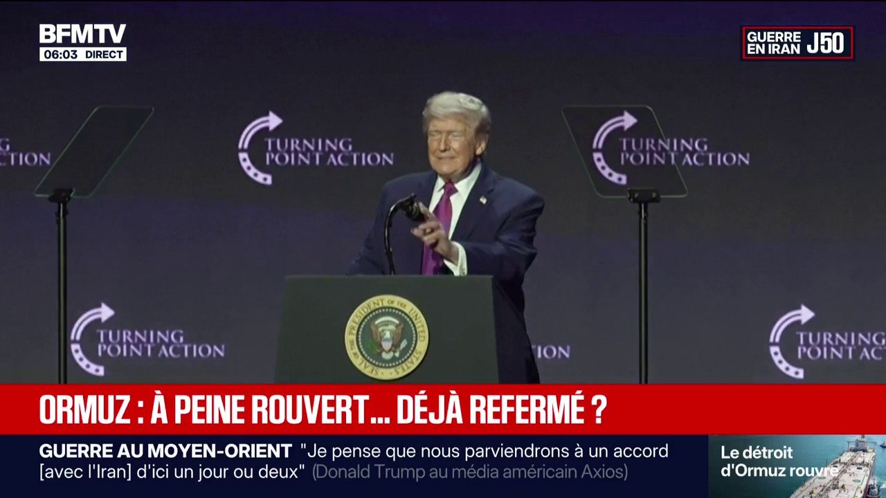 Guerre au Moyen-Orient: Donald Trump qu'il maintiendra le blocus américain sur le détroit d'Ormuz si un accord n'est pas conclu