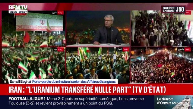 Le transfert de l'uranium enrichi de l'Iran vers les États-Unis n'a jamais été évoqué dans les négociations , assure le porte-parole du ministère iranien des Affaires étrangères