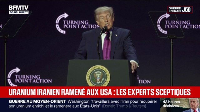 Guerre au Moyen-Orient: Donald Trump se dit convaincu de pouvoir récupérer le stock d’uranium enrichi iranien