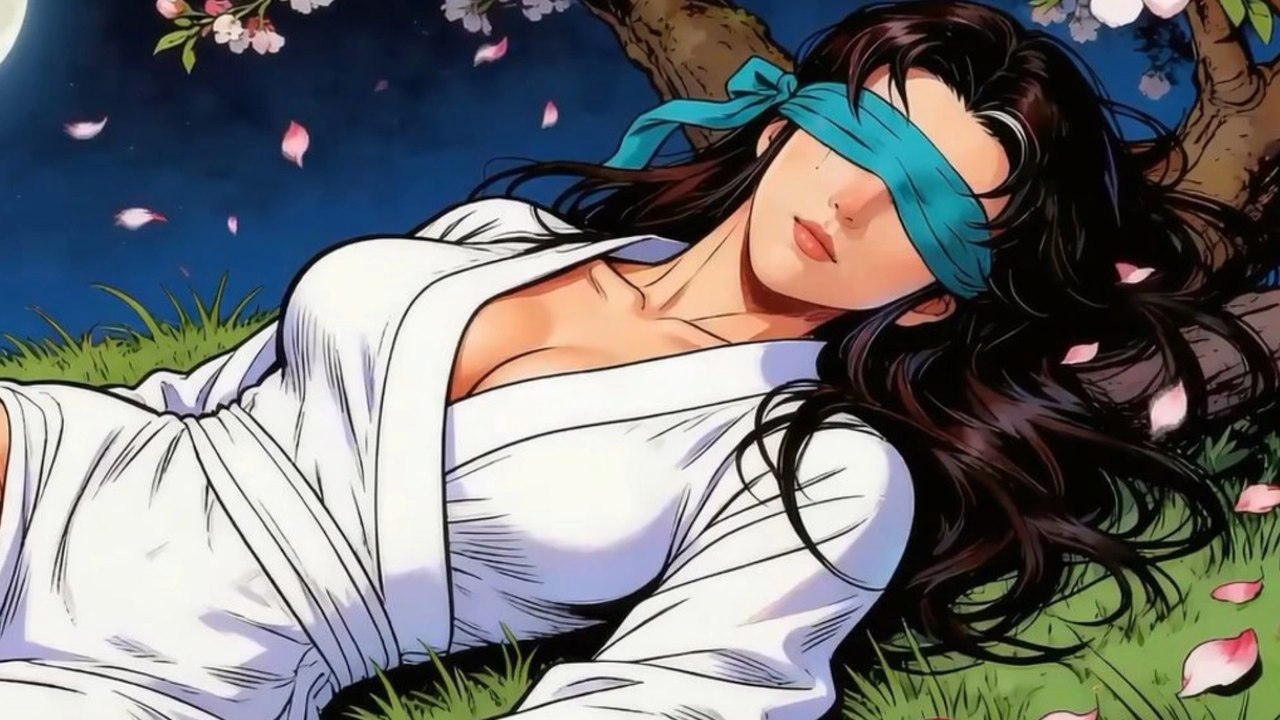 Jin Yong's Return of the Condor Heroes 小龙女的玉璧之身被道士趁机夺走 Xiao Long Nu blindfolded & hugged, and mistook that man for Yang Guo 武侠, 神雕侠侣, 小龙女, 黄展鸣, 港漫, 杨过 Forbidden Love of the chivalrous girl AI 神鵰密傳-終南山終難忘，尹龍食髓知味