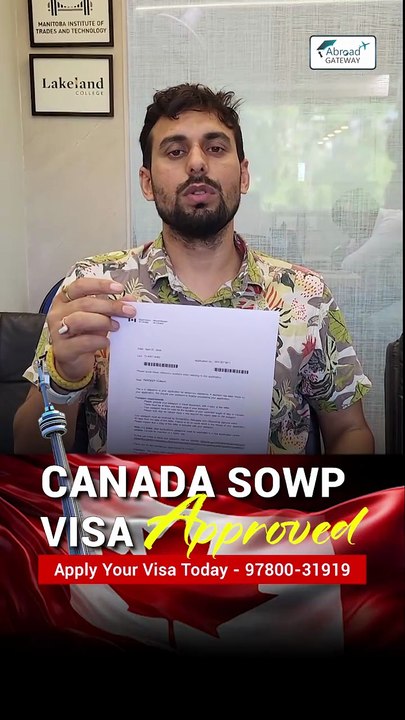 5 refusals → 1 approval 💯 Pardeep Kumar finally got his 🇨🇦 Canada SOWP with Abroad Gateway!