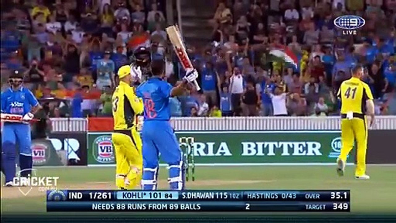 India collapse in Canberra