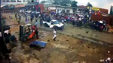 You See #Cash on the #Street After a CIT #Explosion in #SouthAfrica #CCTV #CaughtOnCamera #CCTVFootage