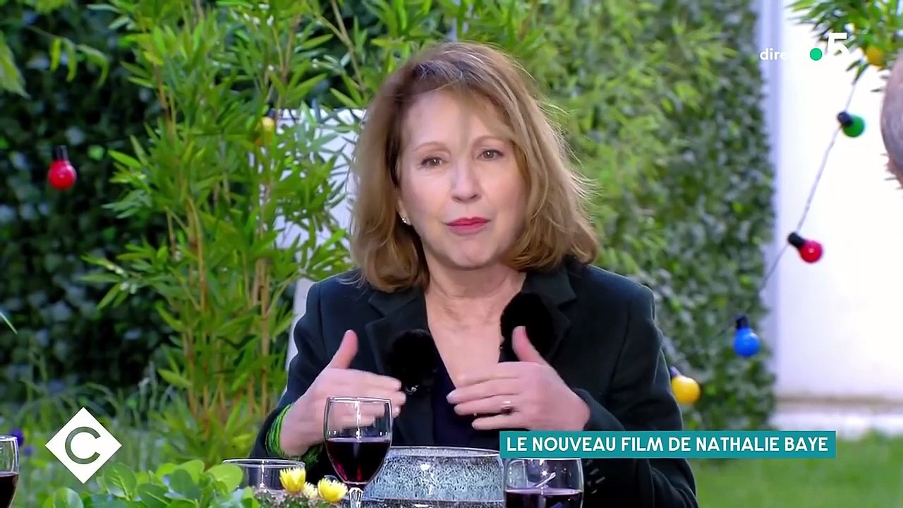 L'actrice Nathalie Baye  dans "C à Vous"  en mai 2021 se confie sur le film "Garçon chiffon" de Nicolas Maury