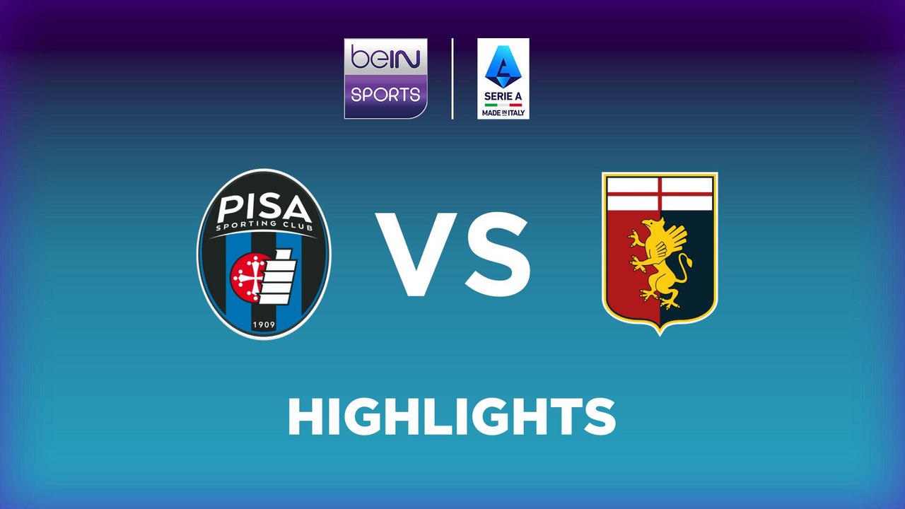 Pisa vs. Genoa - Game Highlights