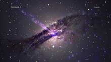 Black Hole Jet Runs Into 'Unidentified Object' In Chandra X-Ray Telescope Observations