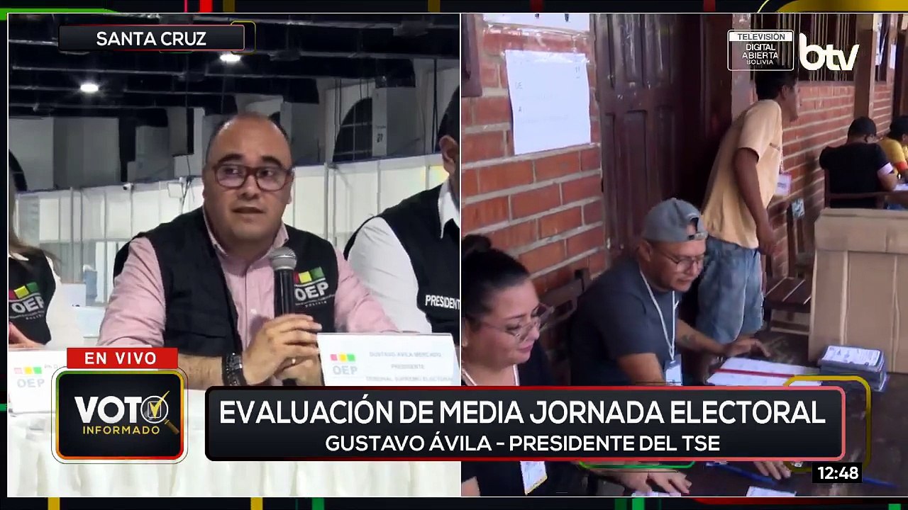 TSE reporta normalidad en el balotaje con mesas instaladas al 100% y pocos retrasos