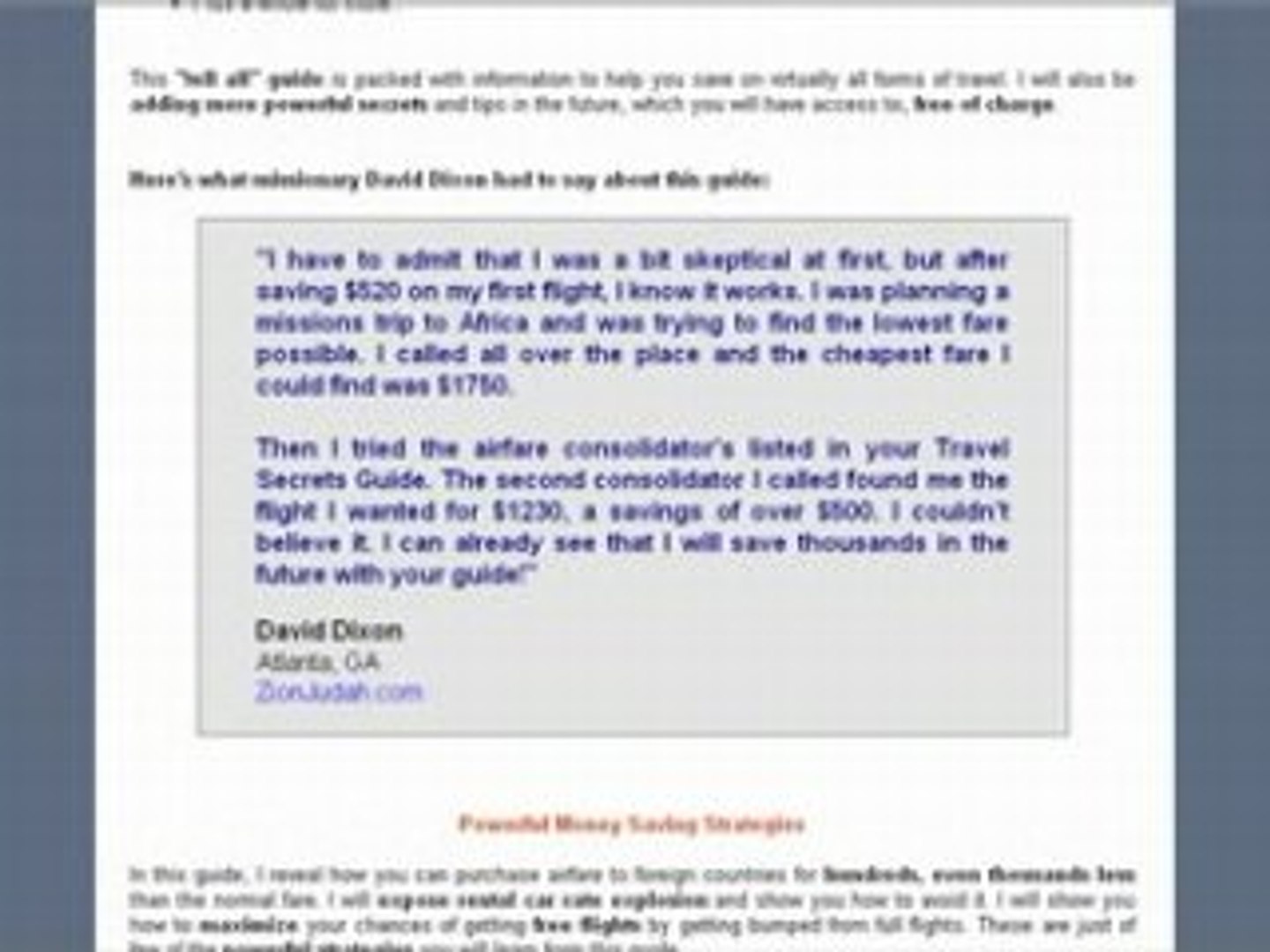 Travel Secrets Guide