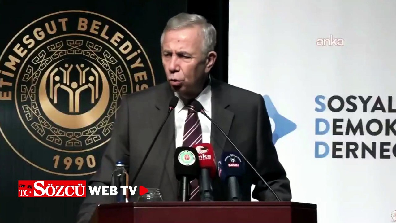 Mansur Yavaş'tan operasyonlara karşı sert çıkış....