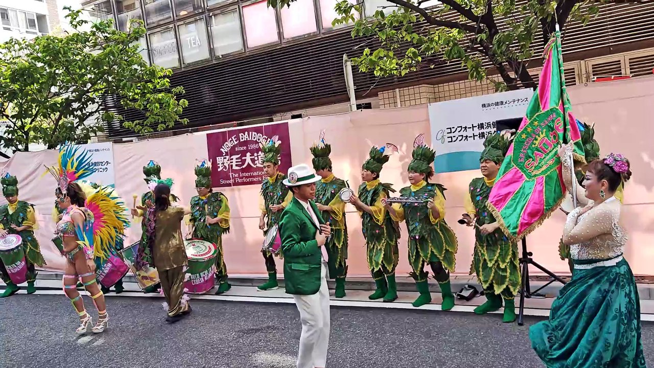 【2026/4/18】第50回野毛大道芸　G.R.E.S. Saúde Yokohamangueira ２