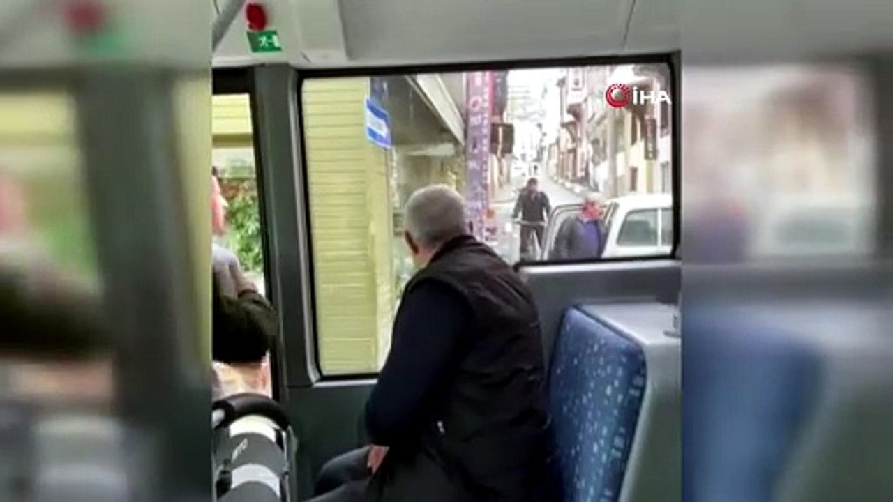 Trafikte balta çıkardı!