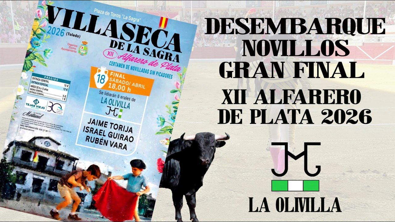 Novillos de La Olivilla para la Gran Final XII Certamen Alfarero de Plata