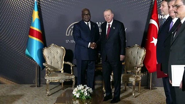 Cumhurbaşkanı Erdoğan, Demokratik Kongo Cumhuriyeti Cumhurbaşkanı Tshisekedi ile görüştü