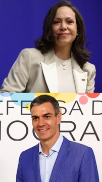 Corina Machado alude a la cumbre progresista para explica por qué no se ha reunido con Sánchez