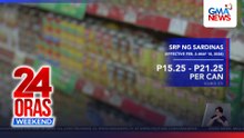 Mga manufacturer ng de latang sardinas, umaaray na rin sa mahal ng krudo | 24 Oras Weekend