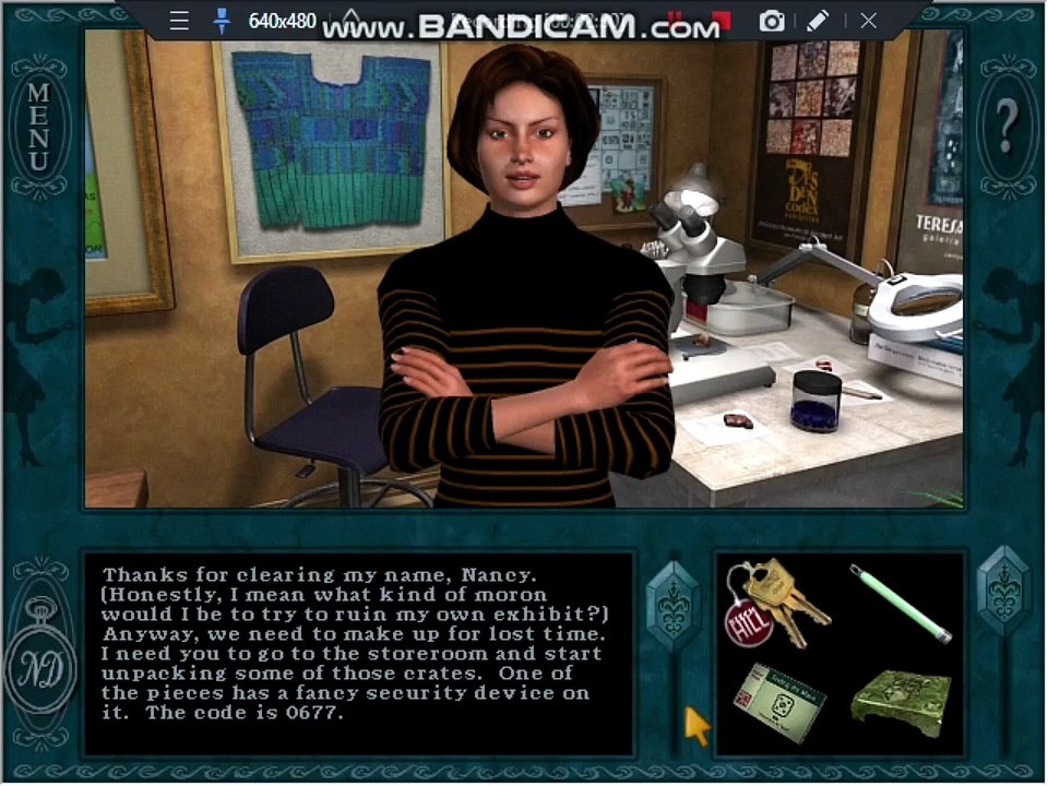 Nancy Drew Secret of the Scarlet Hand Playthrough Part 8
