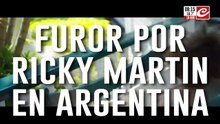 Ricky Martin volvió a la Argentina y causó el delirio de miles de fanáticas