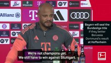 Players won't celebrate if Bayern win title against Stuttgart - Kompany