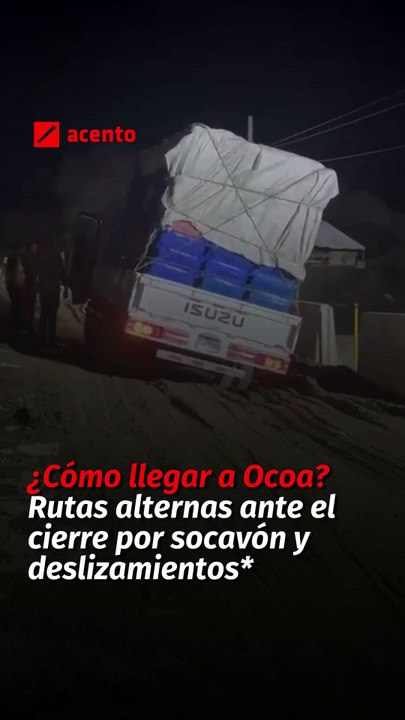 ¿Cómo llegar a Ocoa? Rutas alternas ante el cierre por socavón y deslizamientos