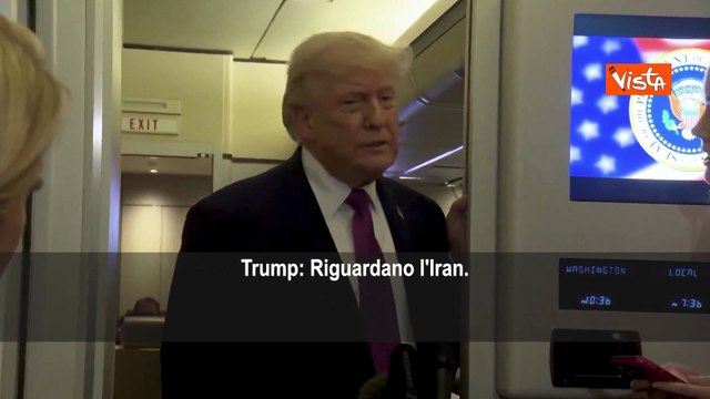Trump sull'Iran: Negoziati in corso, non avranno mai l'arma nucleare