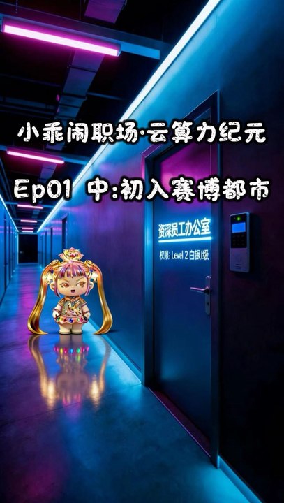 小乖闹职场·云算力纪元Ep01（中）   Xiao Guai’s Workplace Schemes:The Cloud Power Era Ep01 （Part 2)