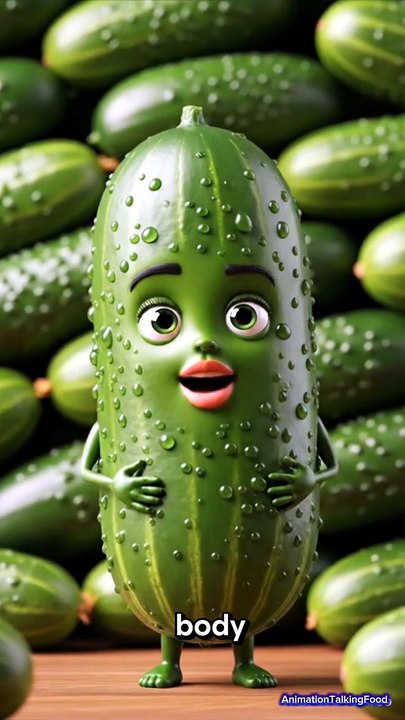 Cucumber 🥒 | ASMR Health Benefits Short