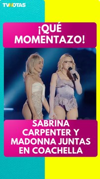 Sabrina Carpenter y Madonna juntas en Coachella