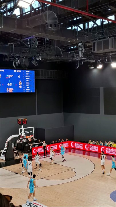 İlk Çeyrek Sonucu - Beşiktaş 21-12 Fenerbahçe - Basketbol Gençler Ligi Erkekler 5. Pencere 2. Maç