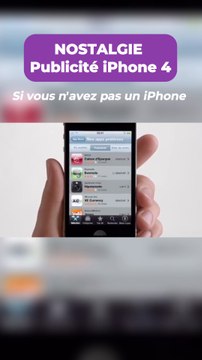 💭NOSTALGIE - Publicité iPhone 4 📺Découvrez une publicité de l'iPhone 4 #apple #iphone #iphone4 #nostalgie #retro