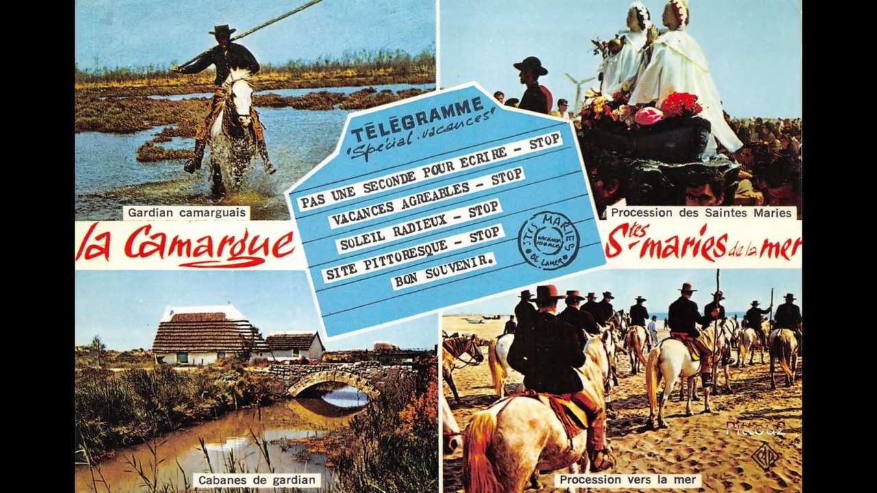 Tampons Postal & Cartes Postales Anciennes - 25 La Camargue