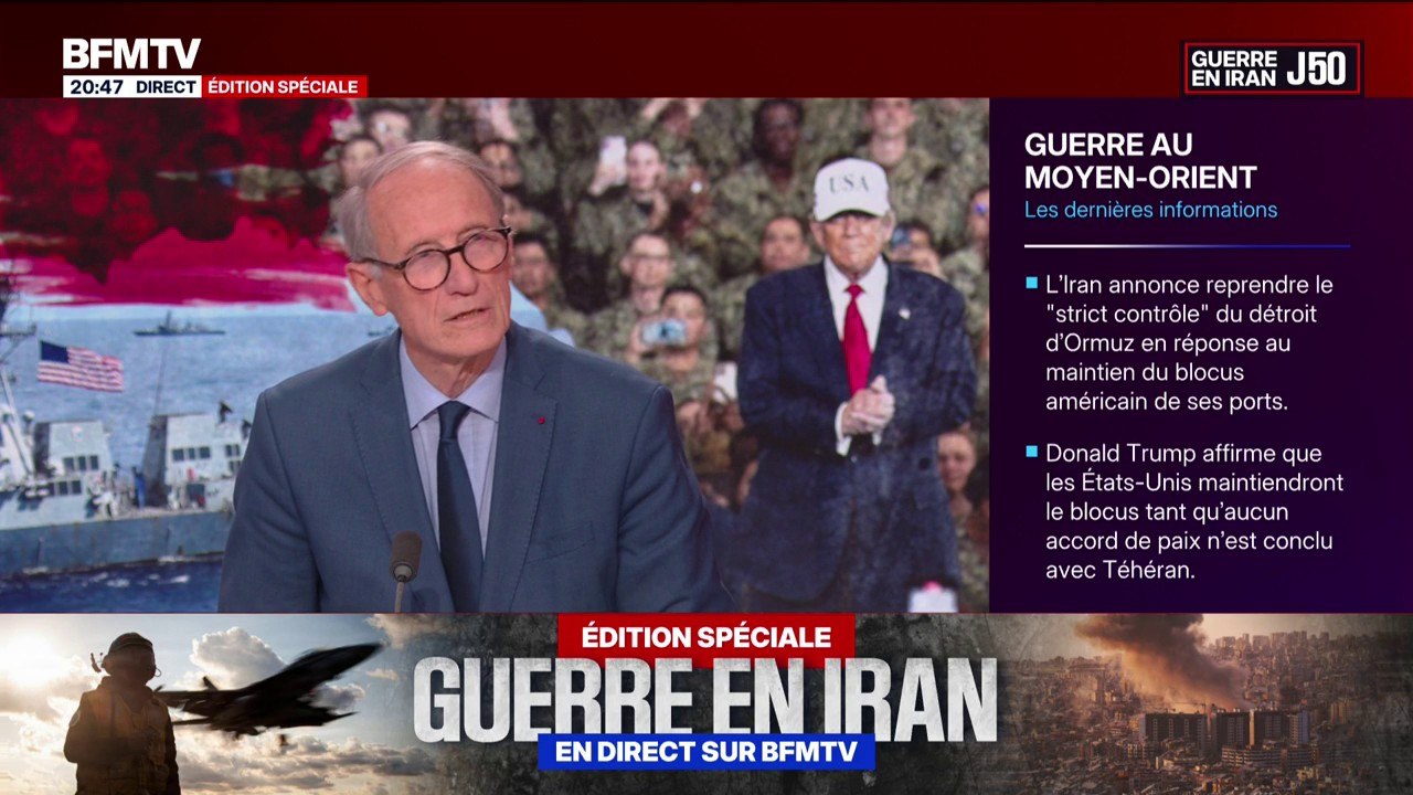 Iran/États-Unis: "Je suis moins optimiste sur la tenue de négociations", explique le vice-amiral Michel Olhagaray, ancien directeur du Centre des hautes études militaires