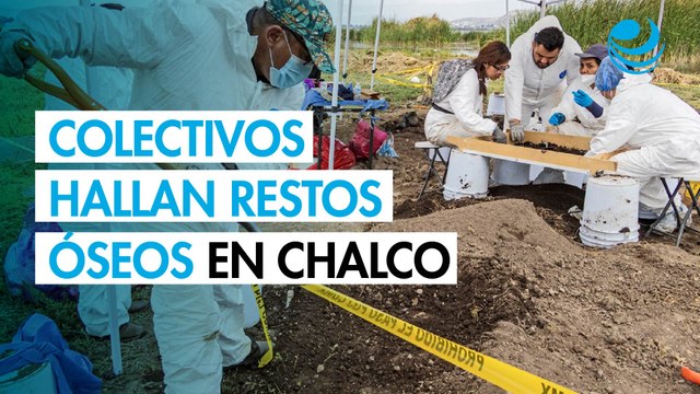 Colectivos contabilizan hallazgo de más de 1,000 fragmentos óseos en excavaciones en Chalco