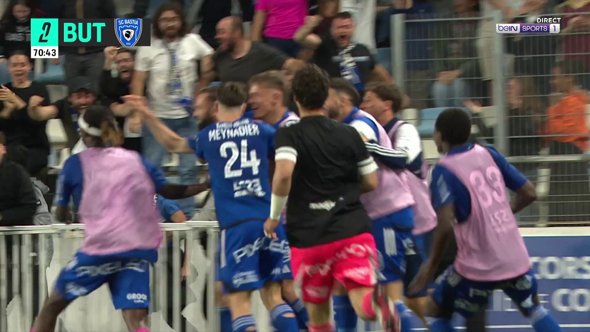 Ligue 2 : Bastia enfonce le clou et met Saint-Étienne à terre !