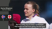 Wiegman hails 'world-class' Hampton after England edge win over Iceland