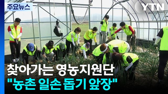 찾아가는 영농지원단... 농촌 일손 돕기 앞장 / YTN